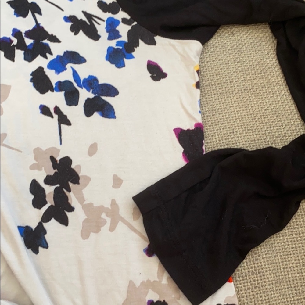 LOGO Lori Goldstein Asymmetrical Long Sleeve Top M - Picture 8 of 8